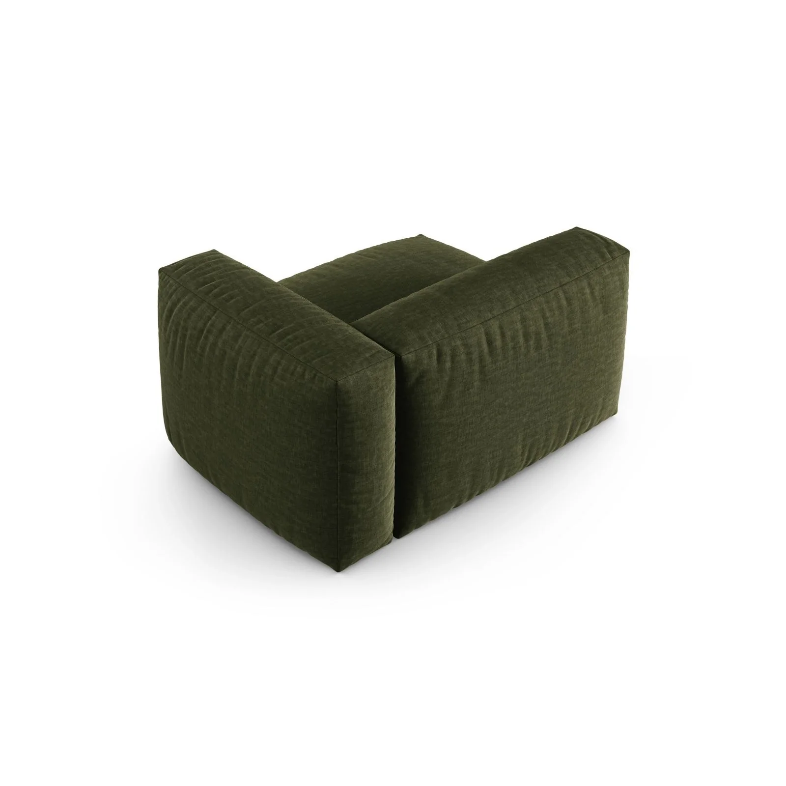 Martina Modulares Sofa Sitzelement, Rechte Seite, Sitztiefe 90 cm, aus Samt, Cord, Boucle oder Strukturstoff, 120x120 cm - Image 70