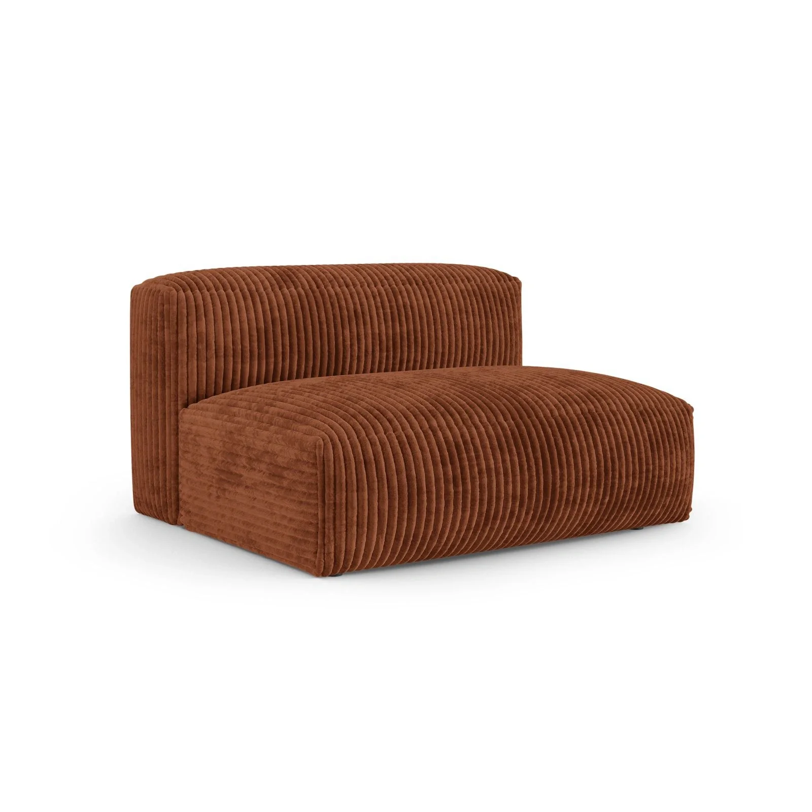 Martina Modulares Sofa Sitzelement, Rechte Seite, Sitztiefe 90 cm, aus Samt, Cord, Boucle oder Strukturstoff, 160x120 cm - Image 105