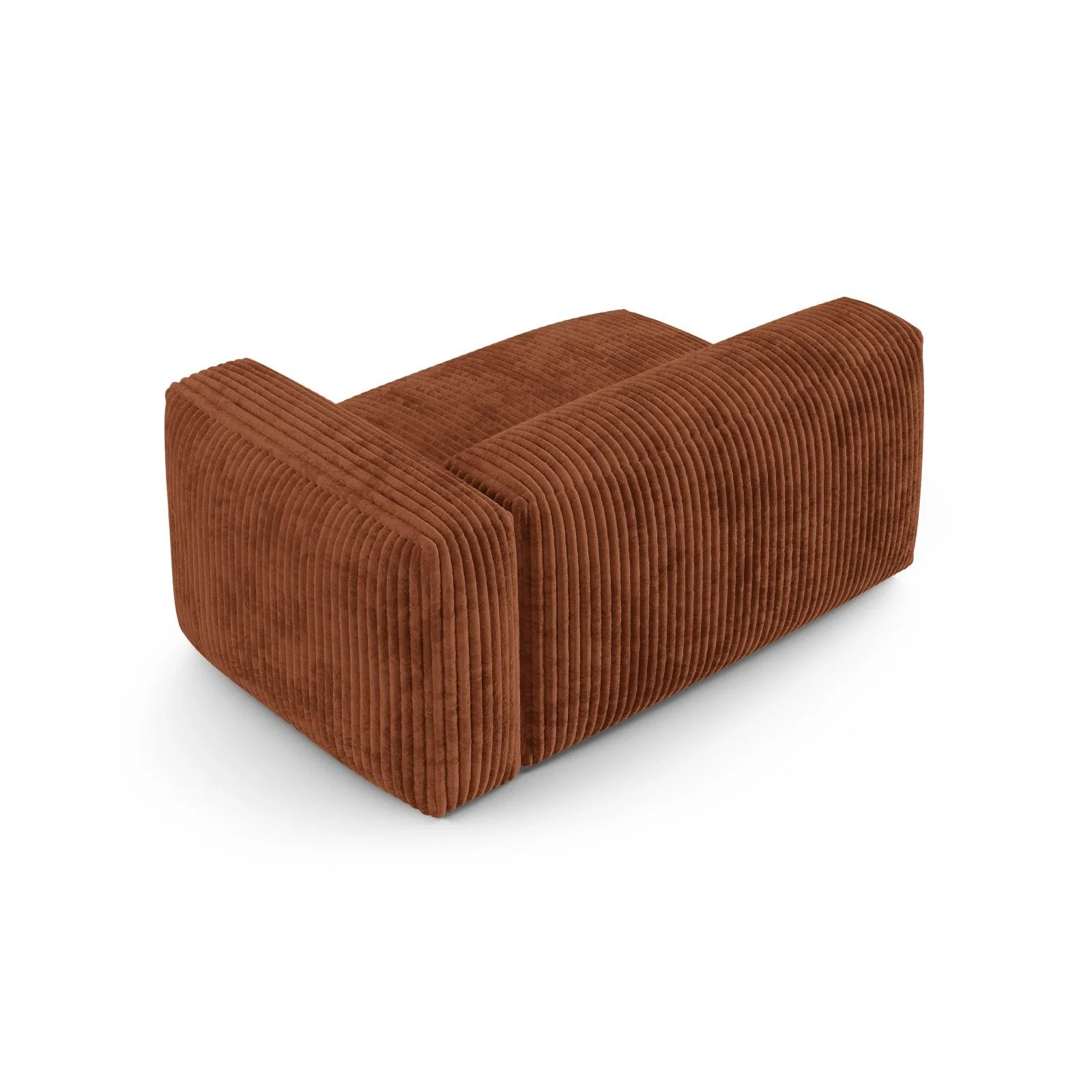 Martina Modulares Sofa Sitzelement, Rechte Seite, Sitztiefe 90 cm, aus Samt, Cord, Boucle oder Strukturstoff, 160x120 cm - Image 106