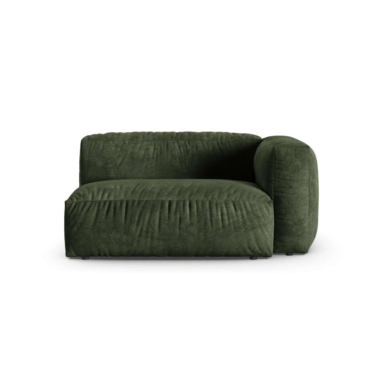 Martina Modulares Sofa Sitzelement, Rechte Seite, Sitztiefe 90 cm, aus Samt, Cord, Boucle oder Strukturstoff, 160x120 cm - Image 13