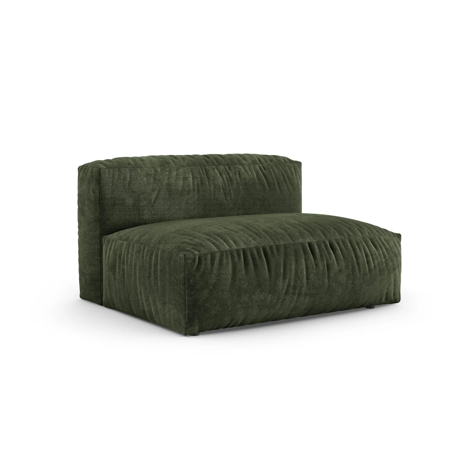Martina Modulares Sofa Sitzelement, Rechte Seite, Sitztiefe 90 cm, aus Samt, Cord, Boucle oder Strukturstoff, 160x120 cm - Image 15