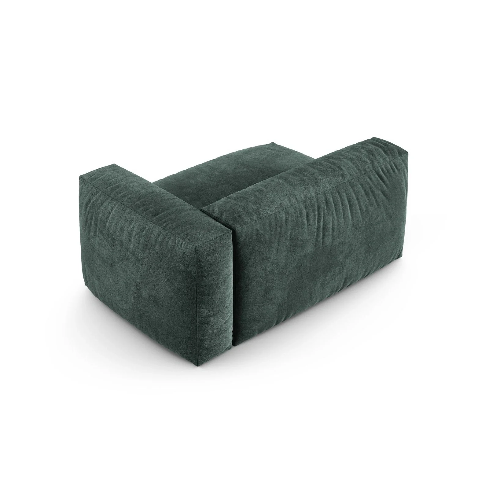 Martina Modulares Sofa Sitzelement, Rechte Seite, Sitztiefe 90 cm, aus Samt, Cord, Boucle oder Strukturstoff, 160x120 cm - Image 22