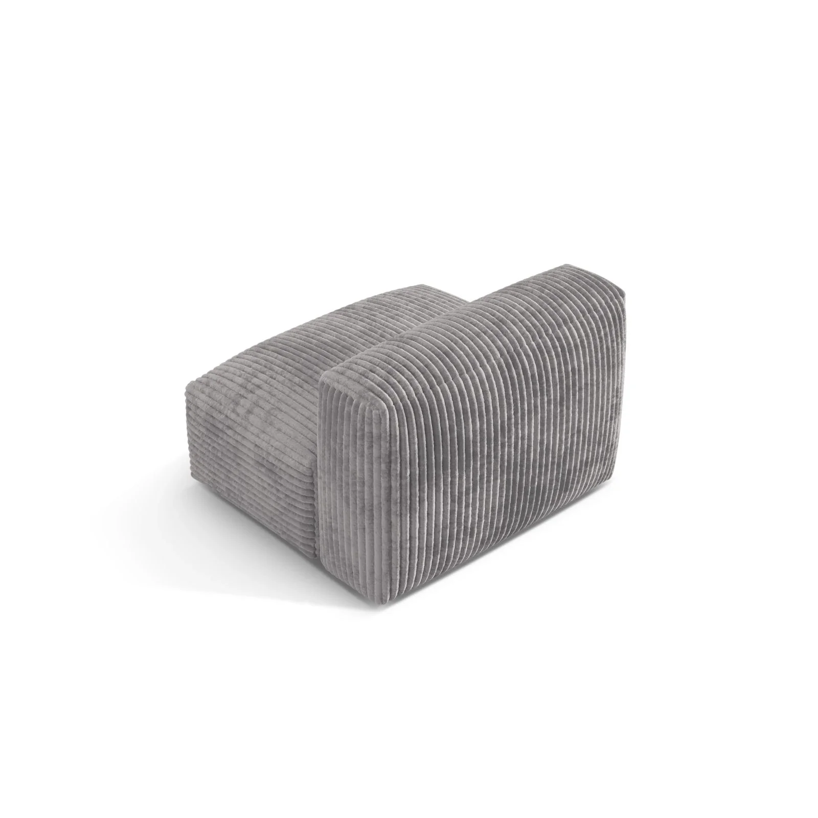 Martina Modulares Sofa Sitzelement, Sitztiefe 76 cm, aus Samt, Cord, Boucle oder Strukturstoff, 106x90 cm - Image 100