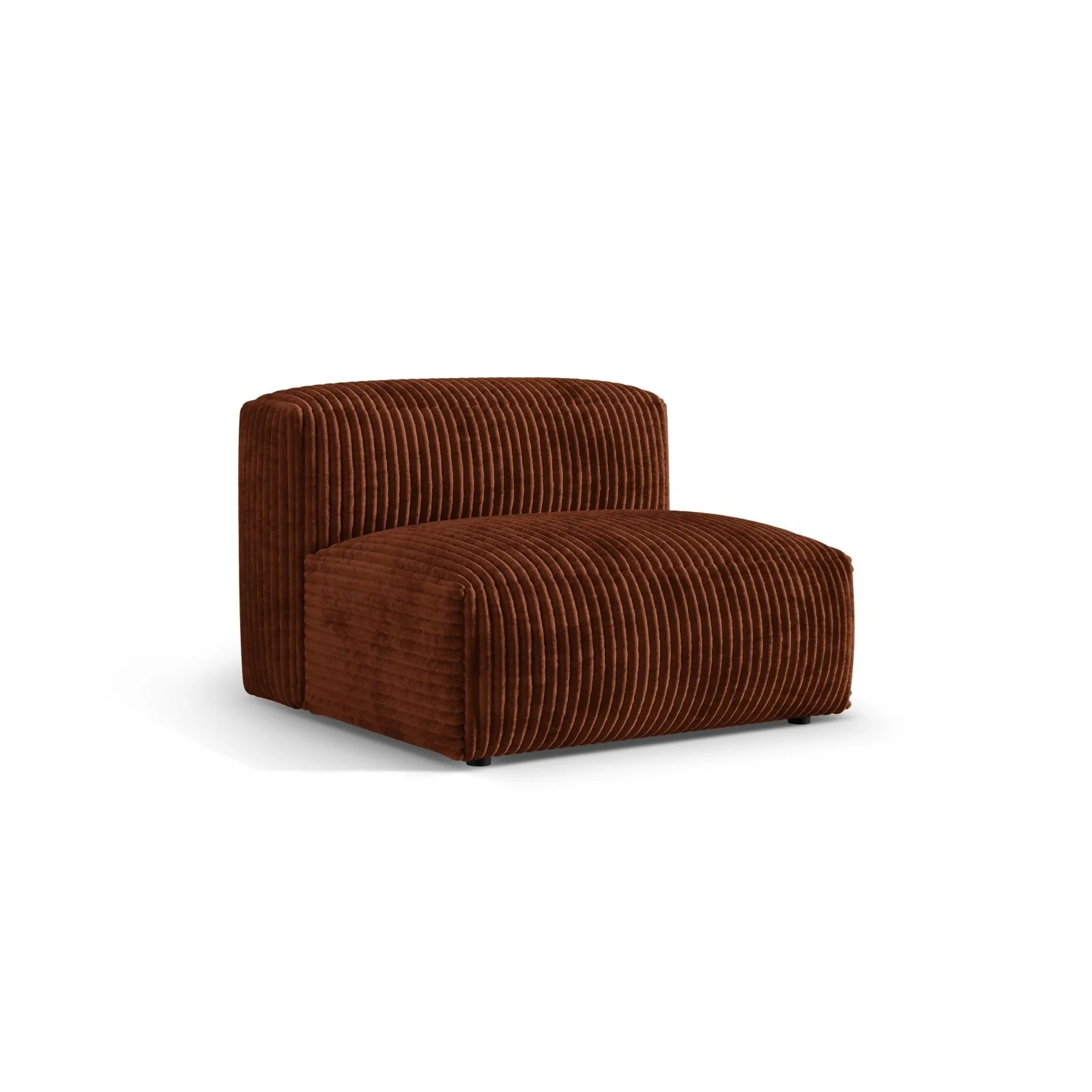 Martina Modulares Sofa Sitzelement, Sitztiefe 76 cm, aus Samt, Cord, Boucle oder Strukturstoff, 106x90 cm - Image 105