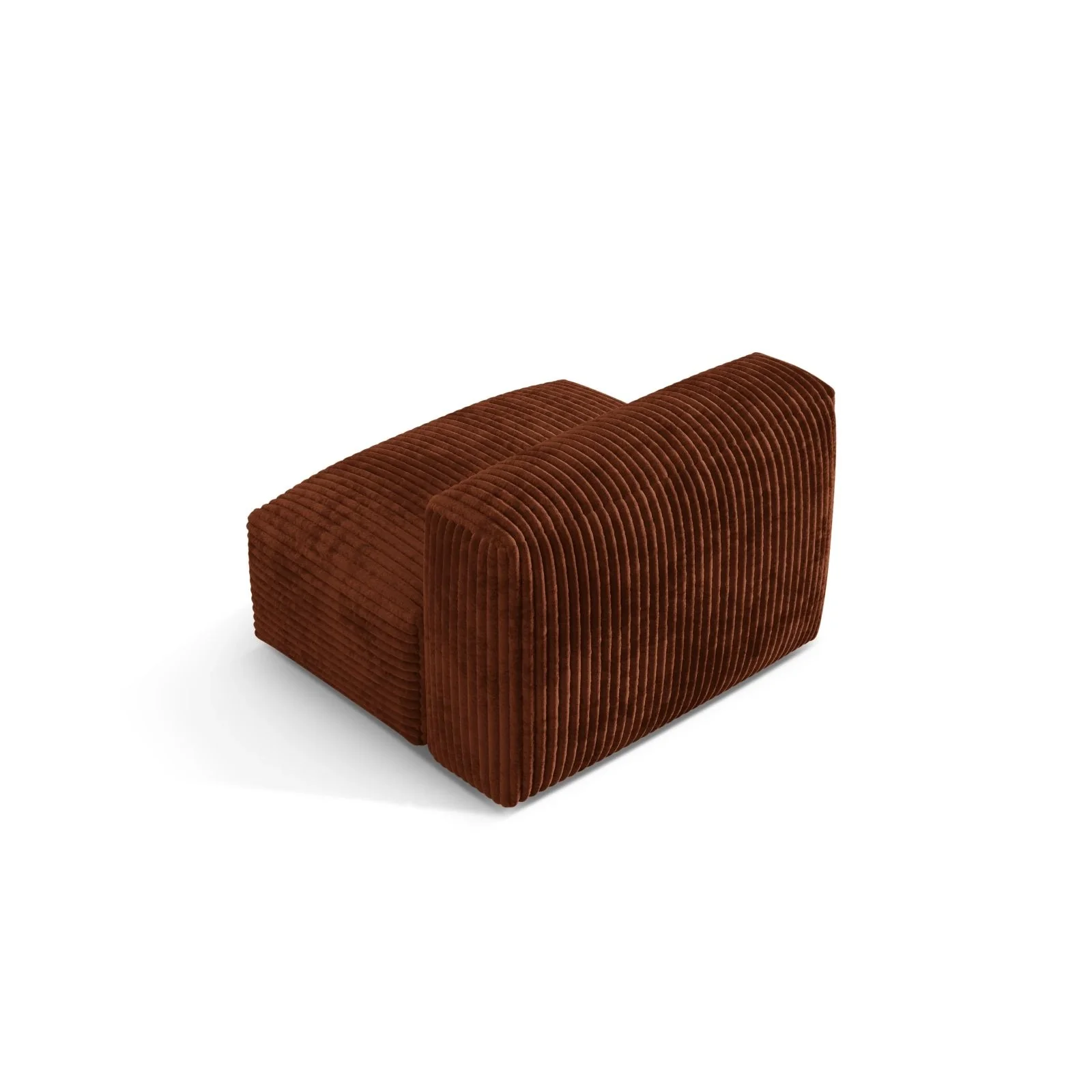 Martina Modulares Sofa Sitzelement, Sitztiefe 76 cm, aus Samt, Cord, Boucle oder Strukturstoff, 106x90 cm - Image 106