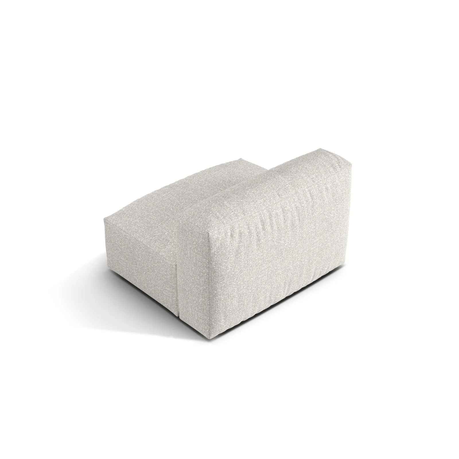 Martina Modulares Sofa Sitzelement, Sitztiefe 76 cm, aus Samt, Cord, Boucle oder Strukturstoff, 106x90 cm - Image 112