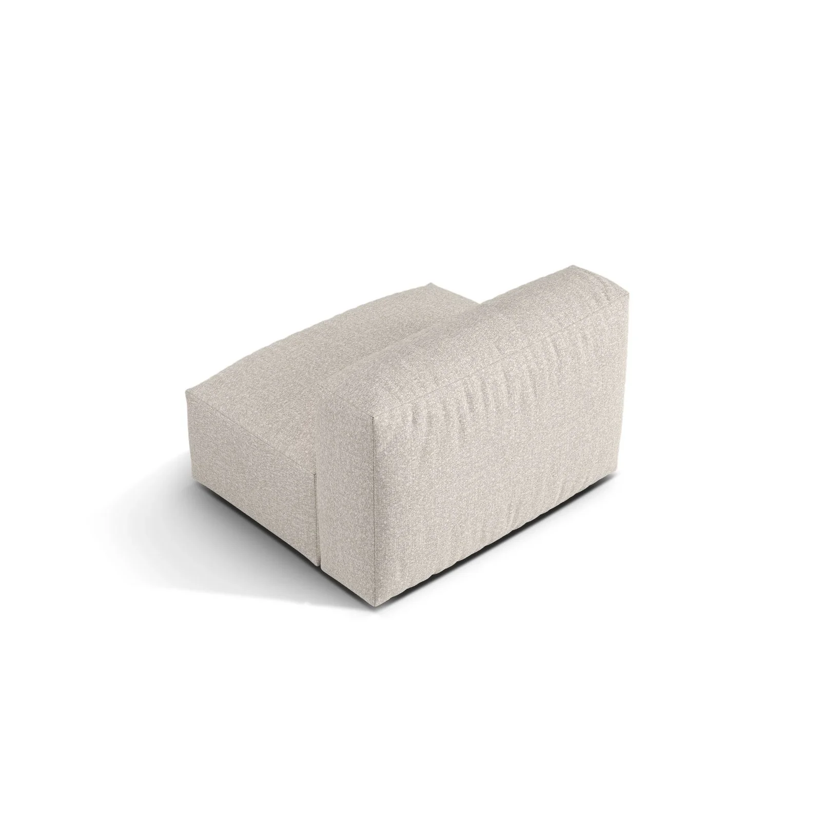 Martina Modulares Sofa Sitzelement, Sitztiefe 76 cm, aus Samt, Cord, Boucle oder Strukturstoff, 106x90 cm - Image 136