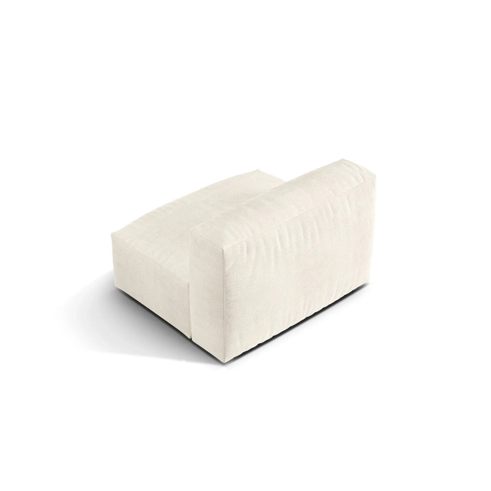 Martina Modulares Sofa Sitzelement, Sitztiefe 76 cm, aus Samt, Cord, Boucle oder Strukturstoff, 106x90 cm - Image 142