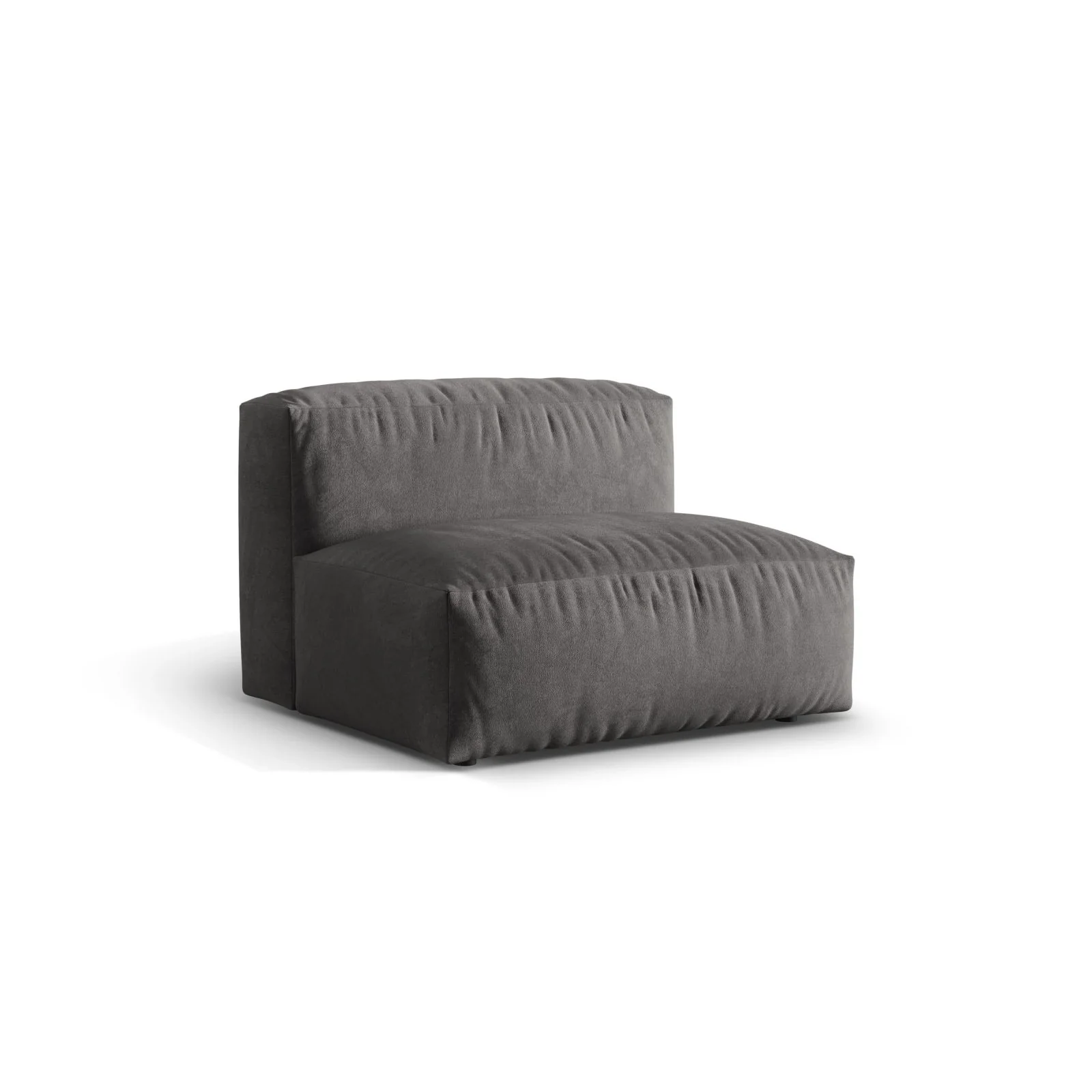 Martina Modulares Sofa Sitzelement, Sitztiefe 76 cm, aus Samt, Cord, Boucle oder Strukturstoff, 106x90 cm - Image 33