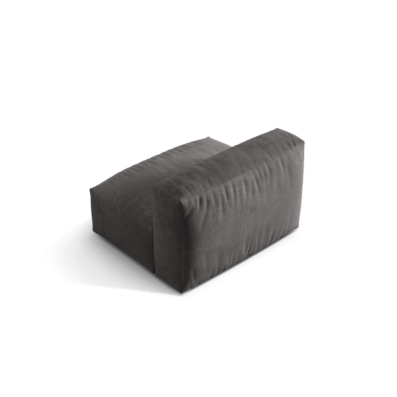 Martina Modulares Sofa Sitzelement, Sitztiefe 76 cm, aus Samt, Cord, Boucle oder Strukturstoff, 106x90 cm - Image 34