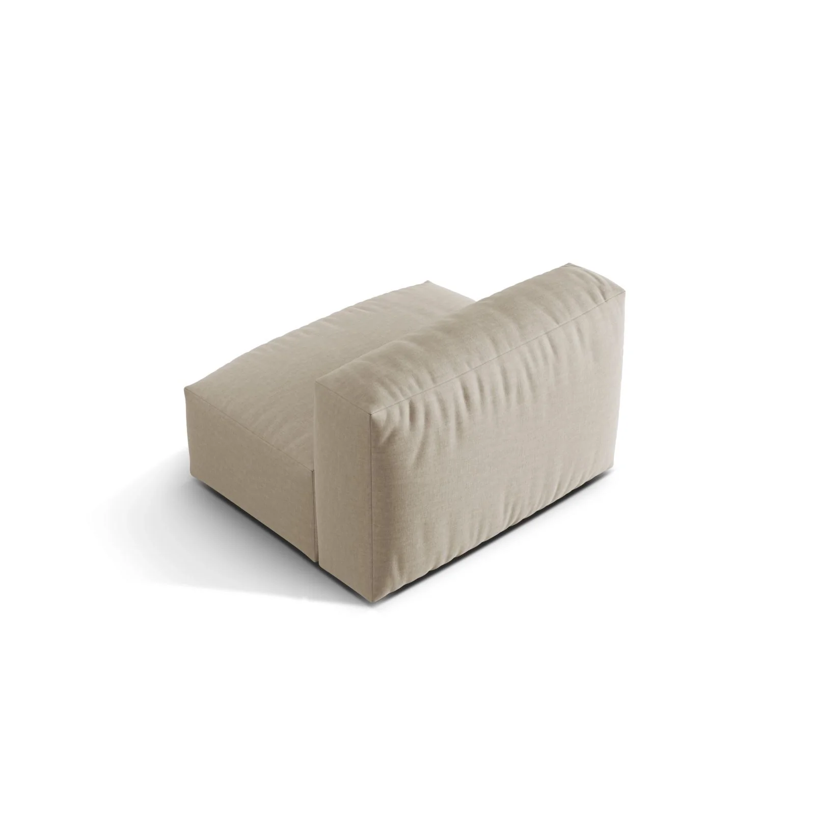 Martina Modulares Sofa Sitzelement, Sitztiefe 76 cm, aus Samt, Cord, Boucle oder Strukturstoff, 106x90 cm - Image 40