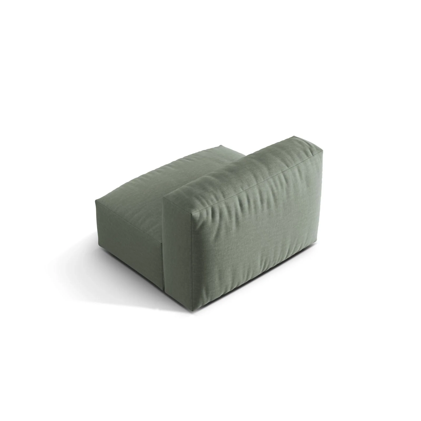 Martina Modulares Sofa Sitzelement, Sitztiefe 76 cm, aus Samt, Cord, Boucle oder Strukturstoff, 106x90 cm - Image 46