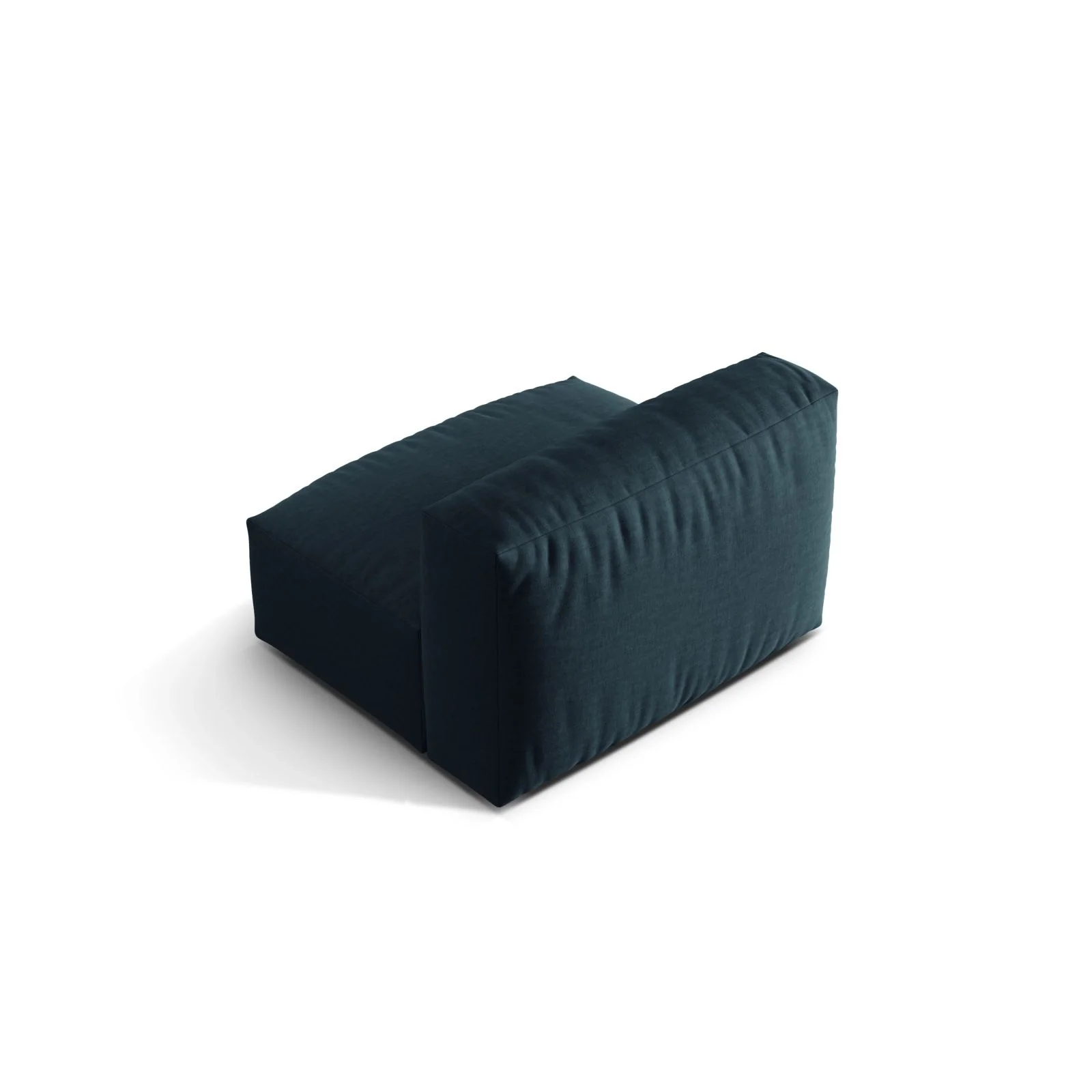 Martina Modulares Sofa Sitzelement, Sitztiefe 76 cm, aus Samt, Cord, Boucle oder Strukturstoff, 106x90 cm - Image 52