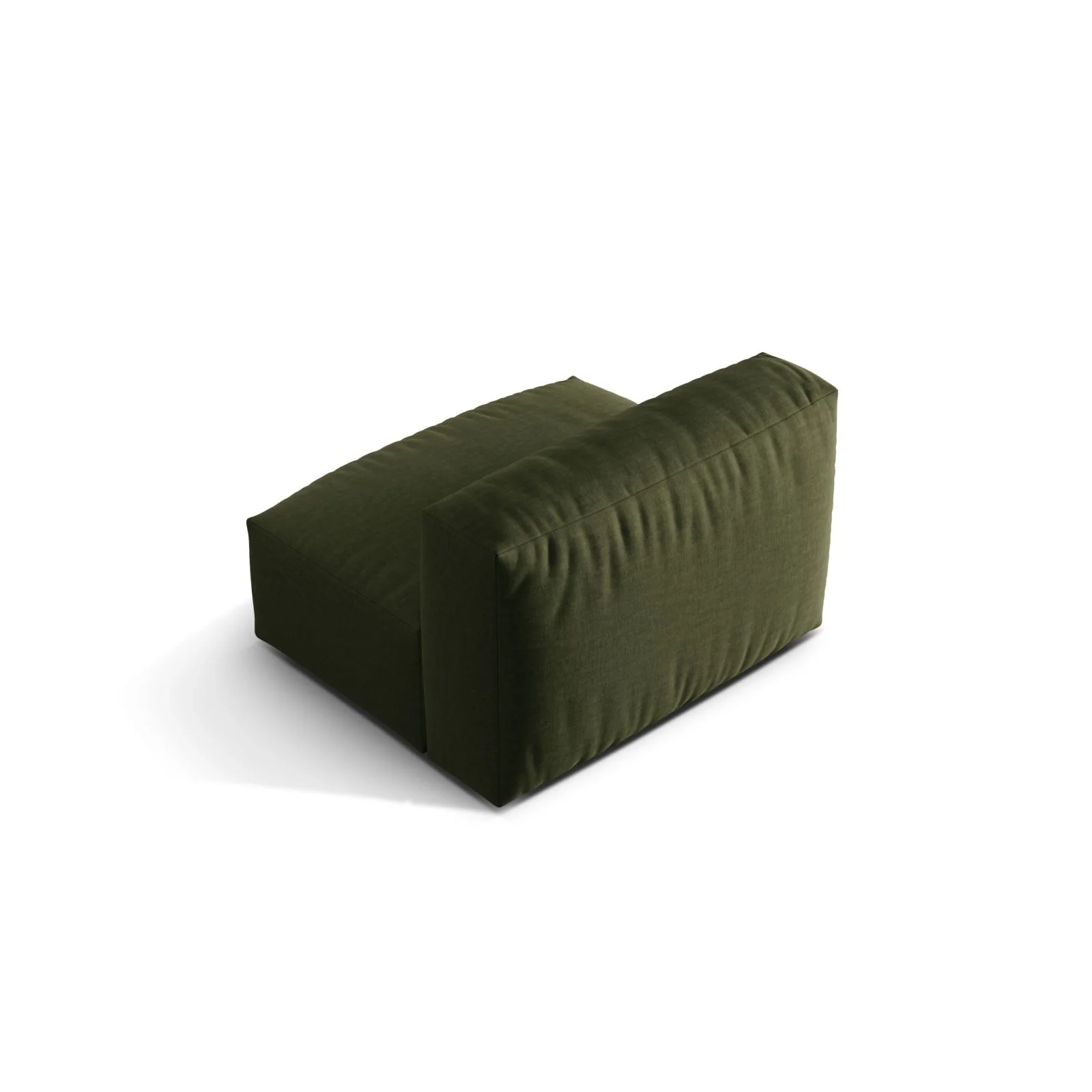 Martina Modulares Sofa Sitzelement, Sitztiefe 76 cm, aus Samt, Cord, Boucle oder Strukturstoff, 106x90 cm - Image 70