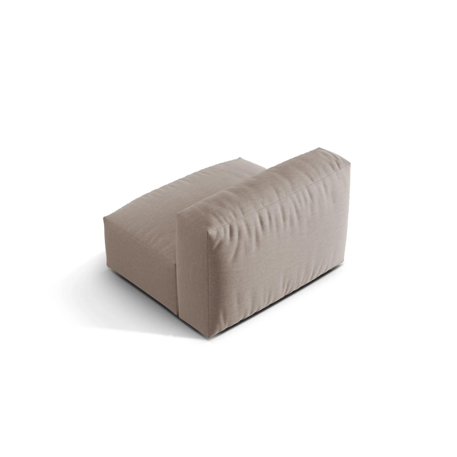 Martina Modulares Sofa Sitzelement, Sitztiefe 76 cm, aus Samt, Cord, Boucle oder Strukturstoff, 106x90 cm - Image 76