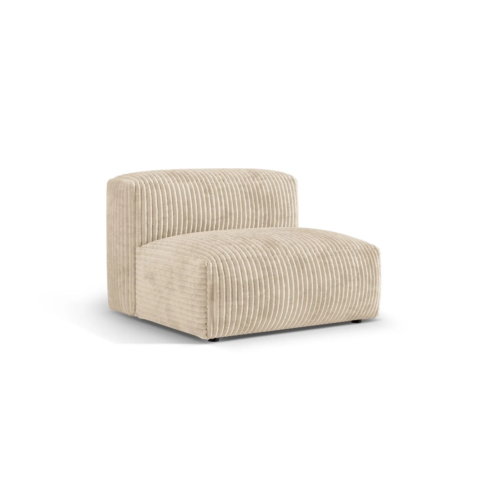 Martina Modulares Sofa Sitzelement, Sitztiefe 76 cm, aus Samt, Cord, Boucle oder Strukturstoff, 106x90 cm - Image 81