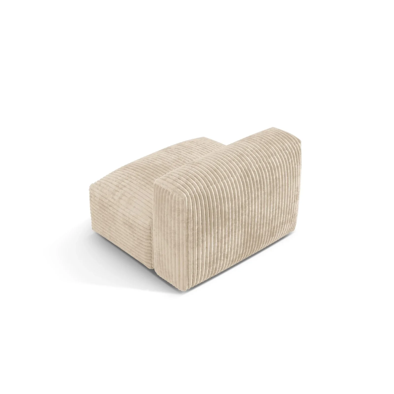 Martina Modulares Sofa Sitzelement, Sitztiefe 76 cm, aus Samt, Cord, Boucle oder Strukturstoff, 106x90 cm - Image 82