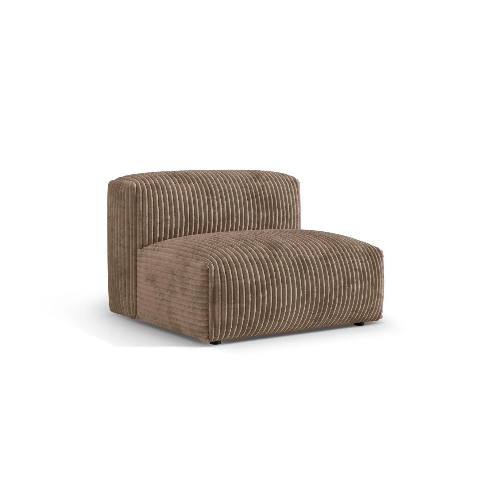 Martina Modulares Sofa Sitzelement, Sitztiefe 76 cm, aus Samt, Cord, Boucle oder Strukturstoff, 106x90 cm - Image 87