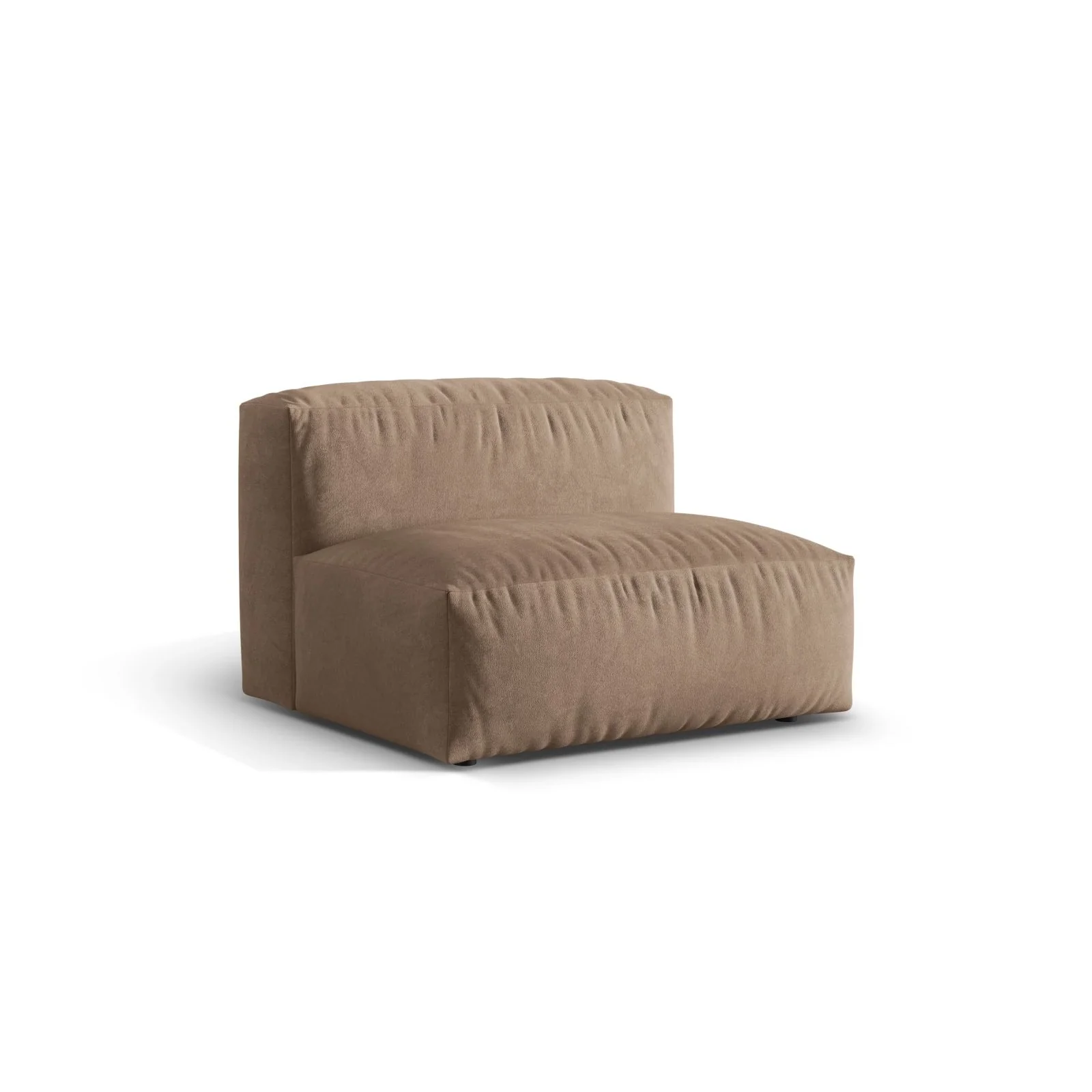 Martina Modulares Sofa Sitzelement, Sitztiefe 76 cm, aus Samt, Cord, Boucle oder Strukturstoff, 106x90 cm - Image 9