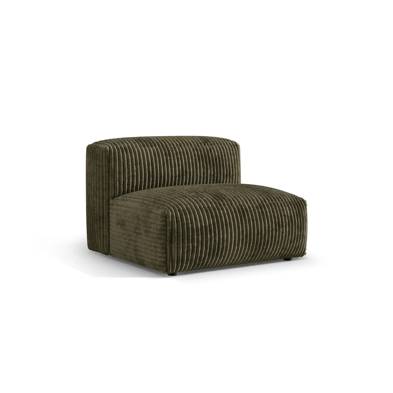 Martina Modulares Sofa Sitzelement, Sitztiefe 76 cm, aus Samt, Cord, Boucle oder Strukturstoff, 106x90 cm - Image 93