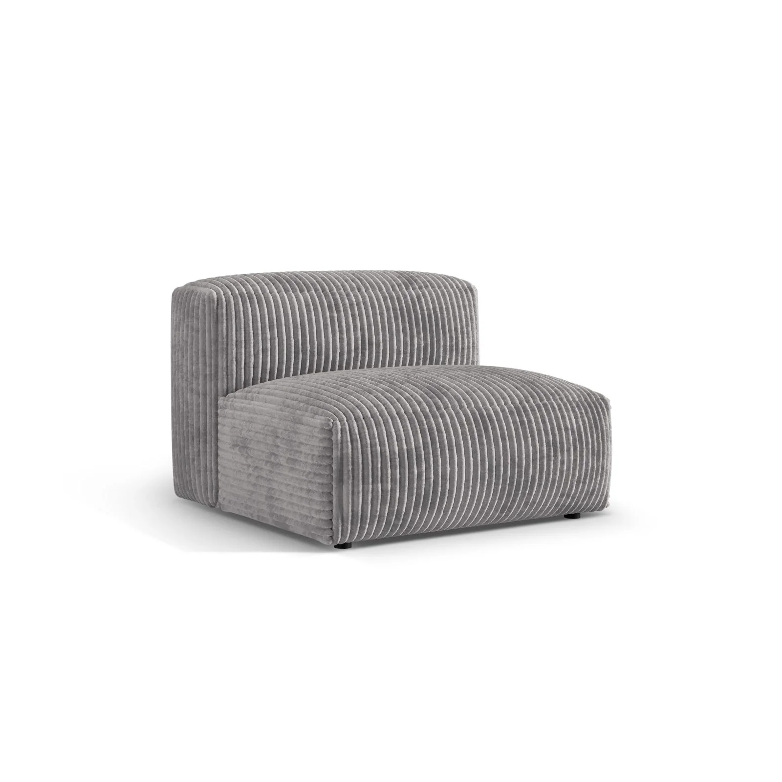 Martina Modulares Sofa Sitzelement, Sitztiefe 76 cm, aus Samt, Cord, Boucle oder Strukturstoff, 106x90 cm - Image 99