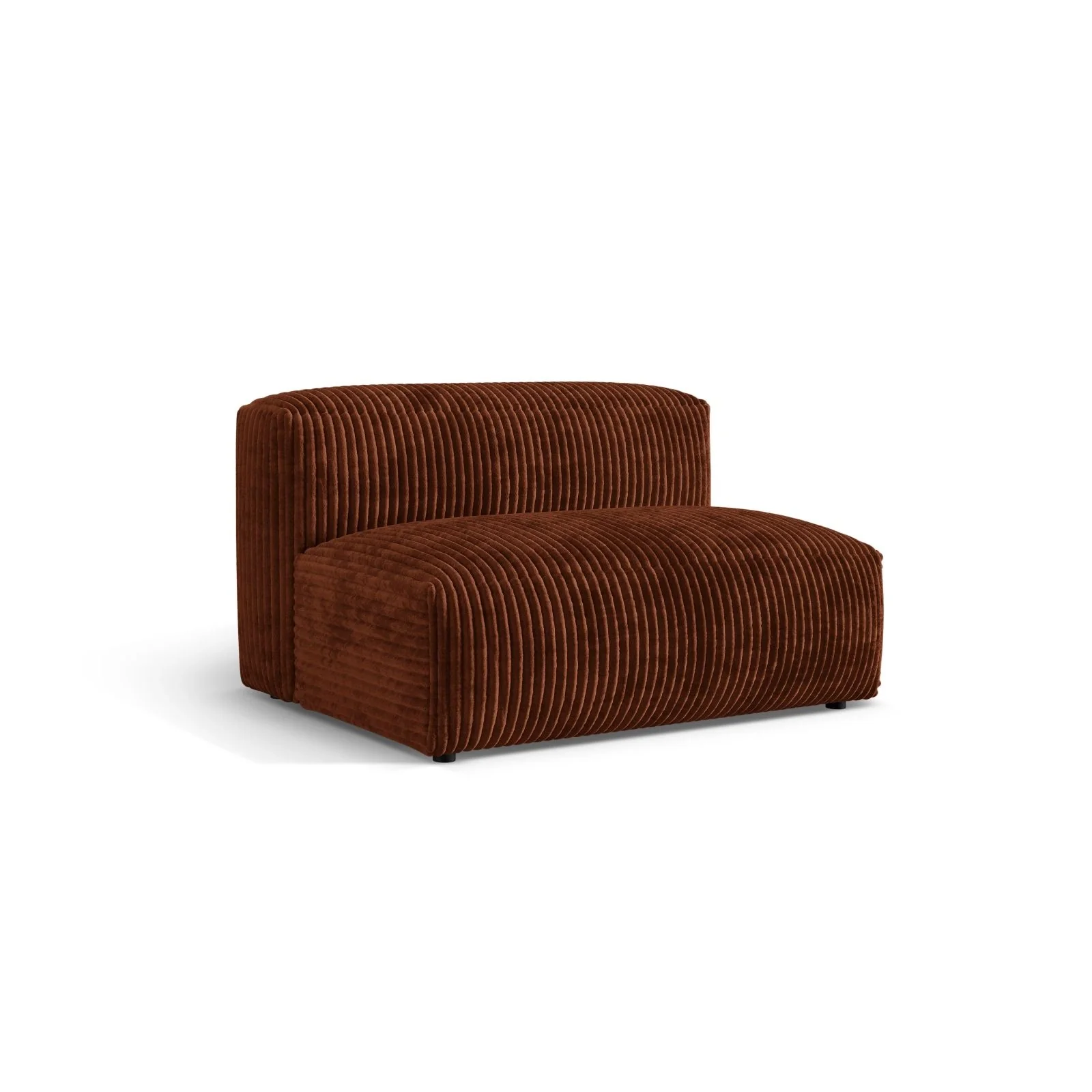 Martina Modulares Sofa Sitzelement, Sitztiefe 76 cm, aus Samt, Cord, Boucle oder Strukturstoff, 132x106 cm - Image 105