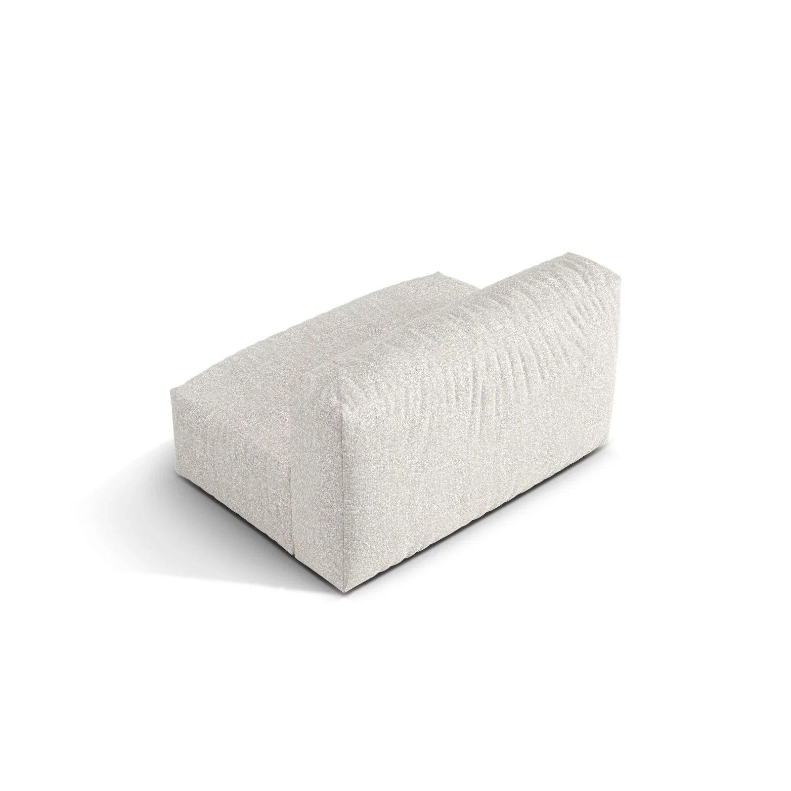 Martina Modulares Sofa Sitzelement, Sitztiefe 76 cm, aus Samt, Cord, Boucle oder Strukturstoff, 132x106 cm - Image 112