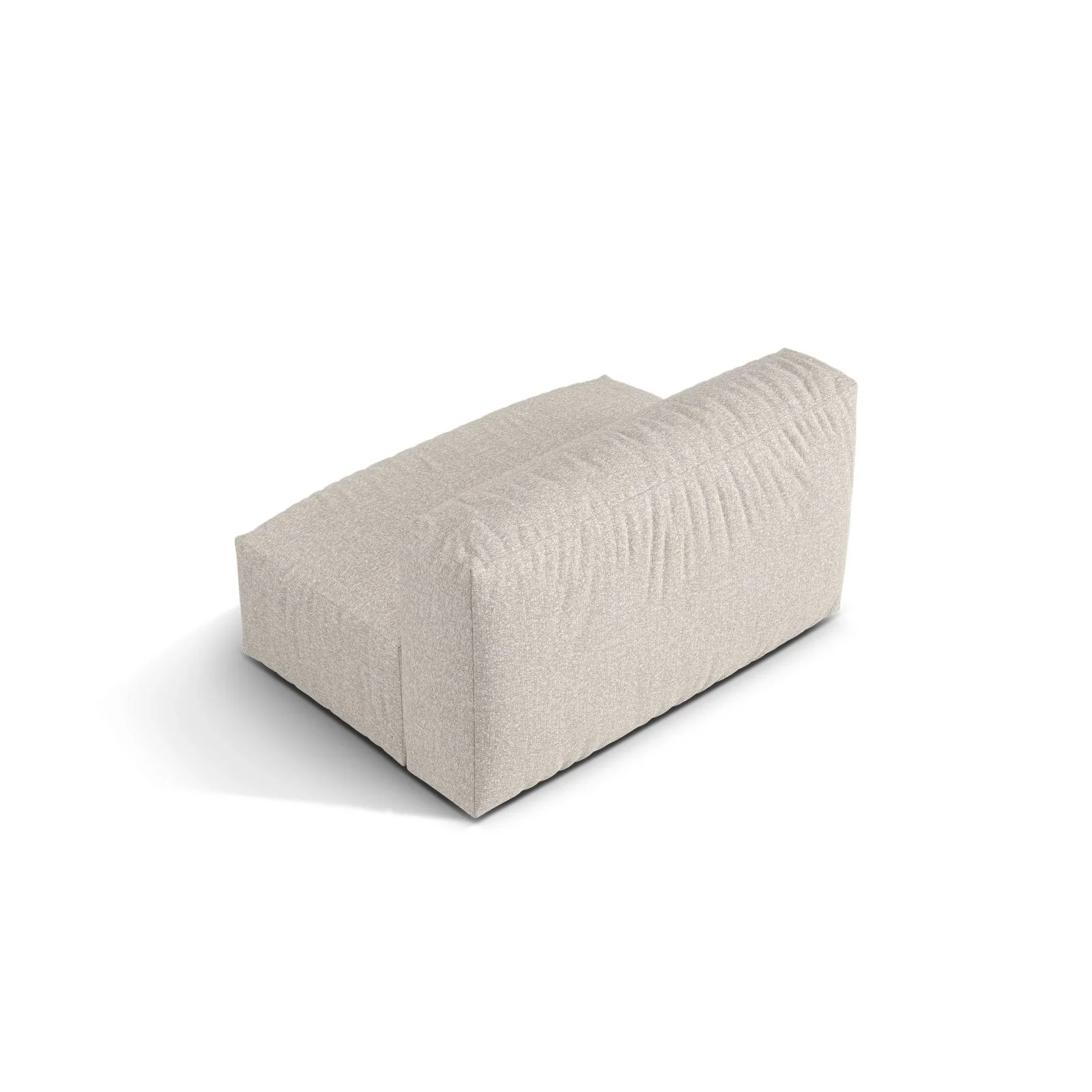Martina Modulares Sofa Sitzelement, Sitztiefe 76 cm, aus Samt, Cord, Boucle oder Strukturstoff, 132x106 cm - Image 136