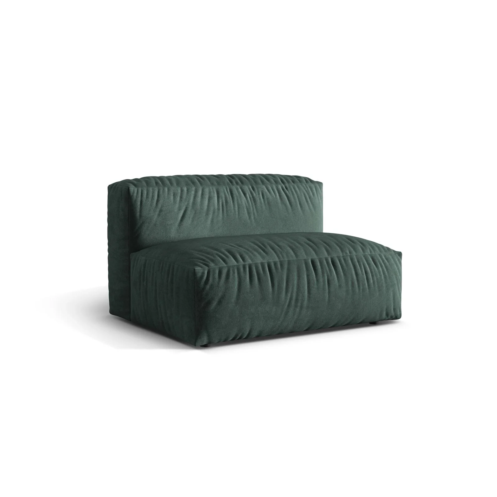 Martina Modulares Sofa Sitzelement, Sitztiefe 76 cm, aus Samt, Cord, Boucle oder Strukturstoff, 132x106 cm - Image 21