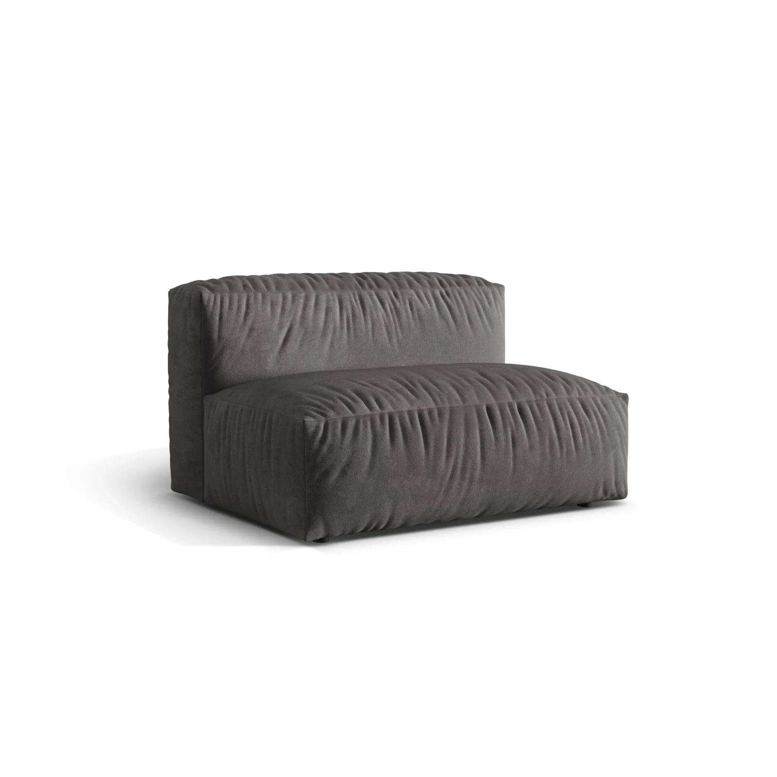 Martina Modulares Sofa Sitzelement, Sitztiefe 76 cm, aus Samt, Cord, Boucle oder Strukturstoff, 132x106 cm - Image 33