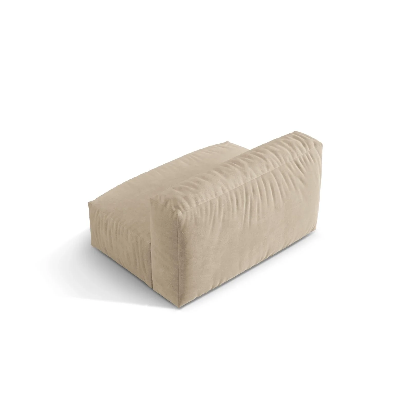 Martina Modulares Sofa Sitzelement, Sitztiefe 76 cm, aus Samt, Cord, Boucle oder Strukturstoff, 132x106 cm - Image 4