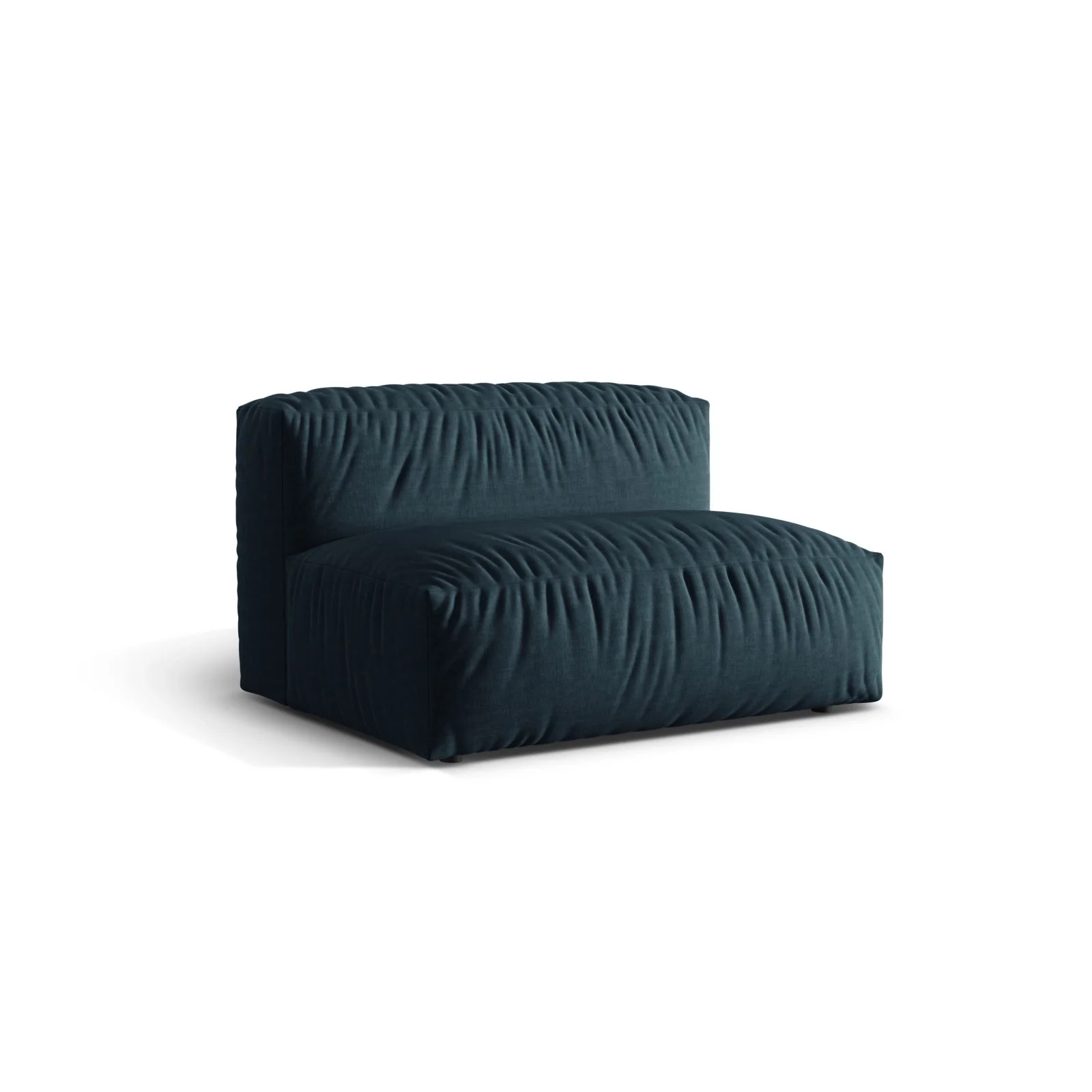 Martina Modulares Sofa Sitzelement, Sitztiefe 76 cm, aus Samt, Cord, Boucle oder Strukturstoff, 132x106 cm - Image 51