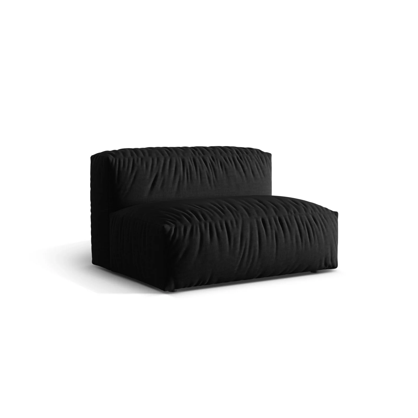 Martina Modulares Sofa Sitzelement, Sitztiefe 76 cm, aus Samt, Cord, Boucle oder Strukturstoff, 132x106 cm - Image 57