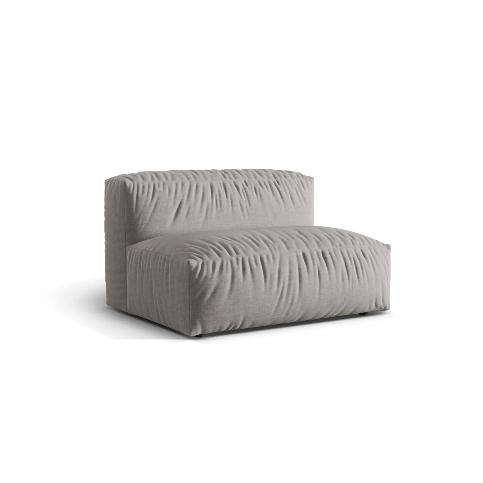 Martina Modulares Sofa Sitzelement, Sitztiefe 76 cm, aus Samt, Cord, Boucle oder Strukturstoff, 132x106 cm - Image 63