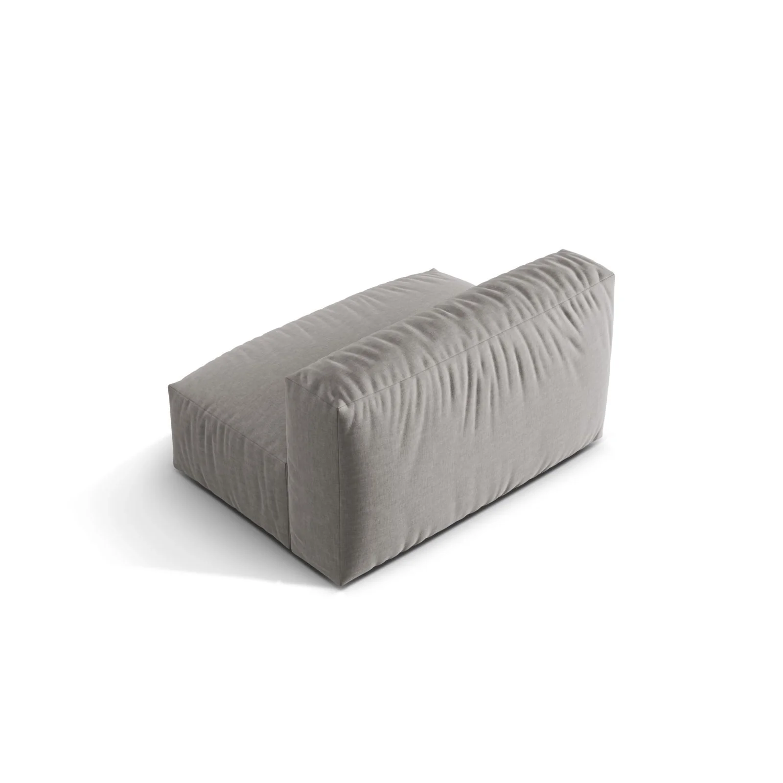 Martina Modulares Sofa Sitzelement, Sitztiefe 76 cm, aus Samt, Cord, Boucle oder Strukturstoff, 132x106 cm - Image 64
