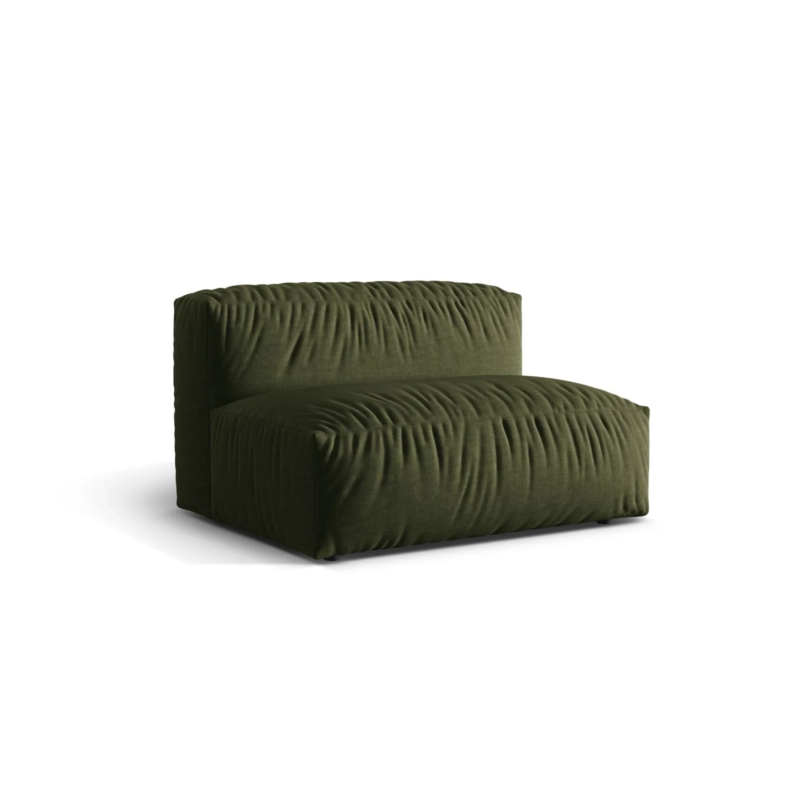 Martina Modulares Sofa Sitzelement, Sitztiefe 76 cm, aus Samt, Cord, Boucle oder Strukturstoff, 132x106 cm - Image 69