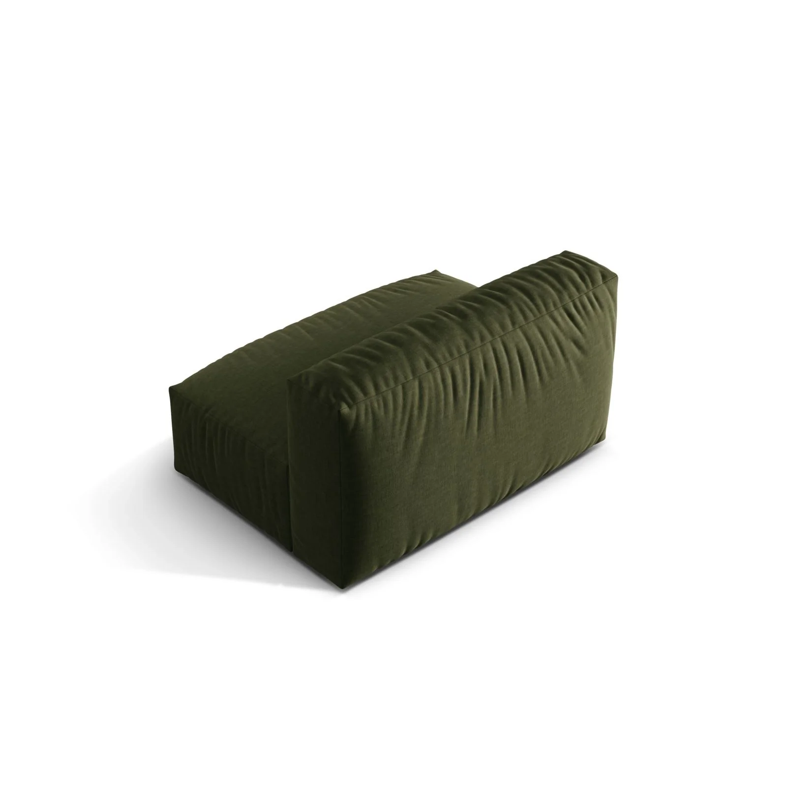 Martina Modulares Sofa Sitzelement, Sitztiefe 76 cm, aus Samt, Cord, Boucle oder Strukturstoff, 132x106 cm - Image 70
