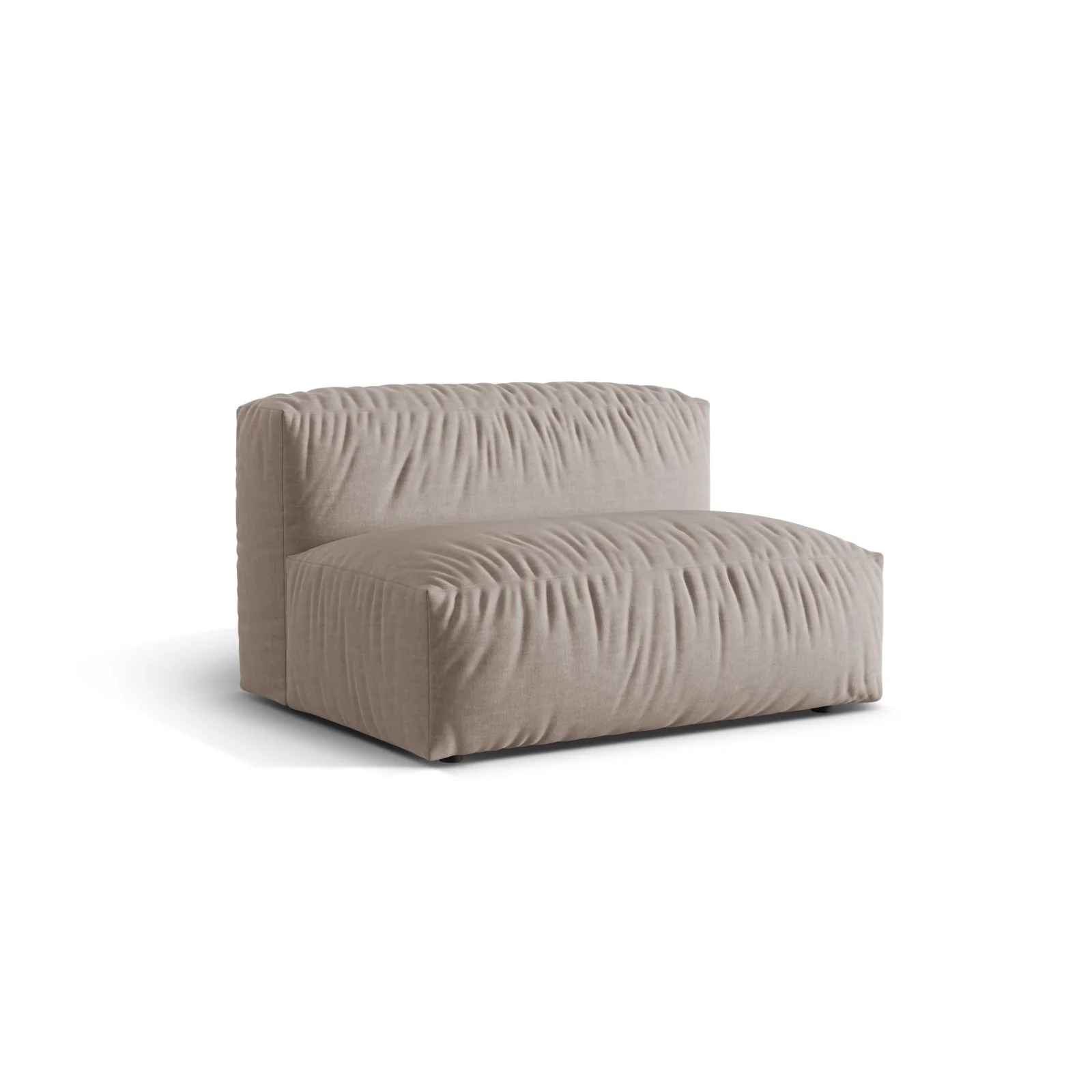 Martina Modulares Sofa Sitzelement, Sitztiefe 76 cm, aus Samt, Cord, Boucle oder Strukturstoff, 132x106 cm - Image 75