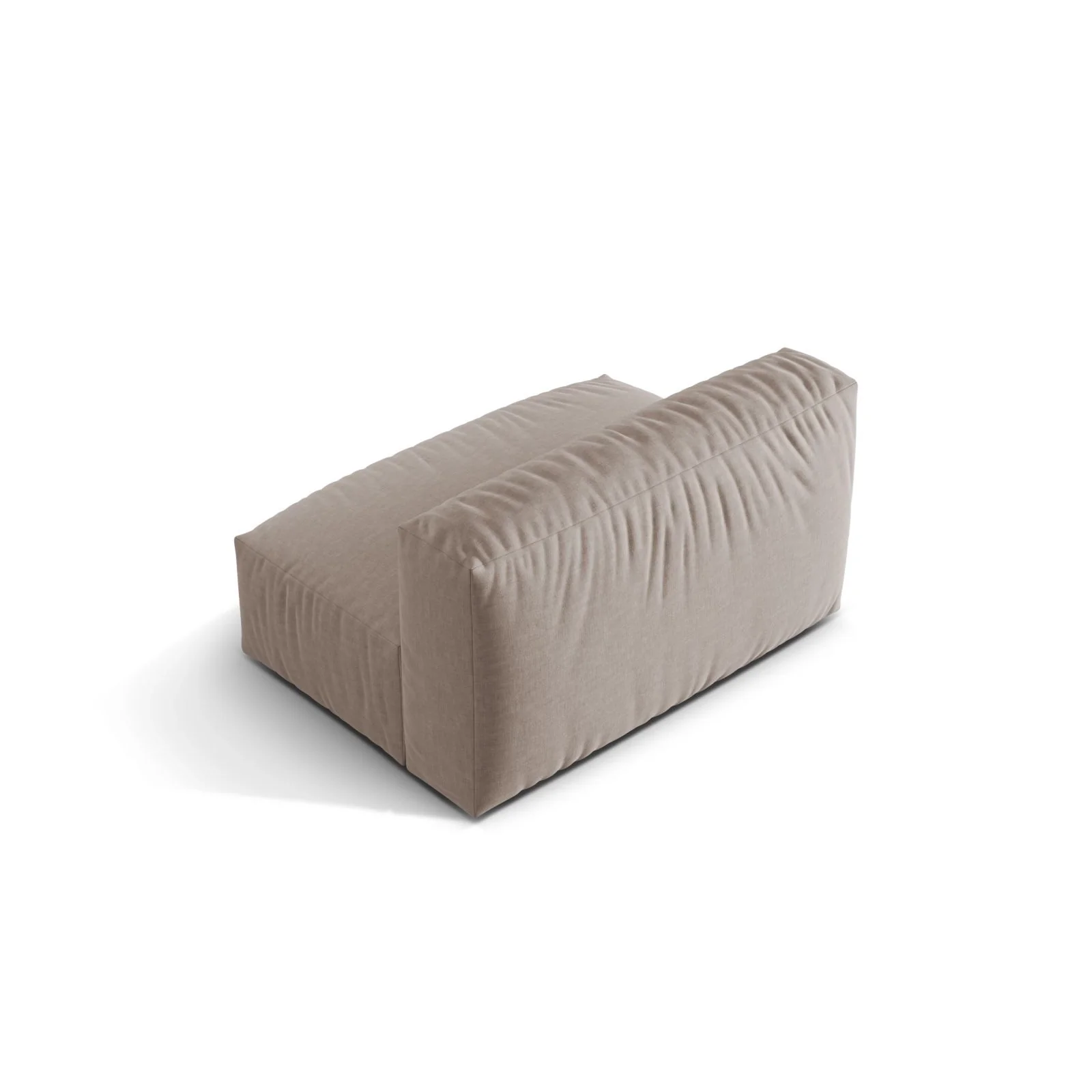 Martina Modulares Sofa Sitzelement, Sitztiefe 76 cm, aus Samt, Cord, Boucle oder Strukturstoff, 132x106 cm - Image 76