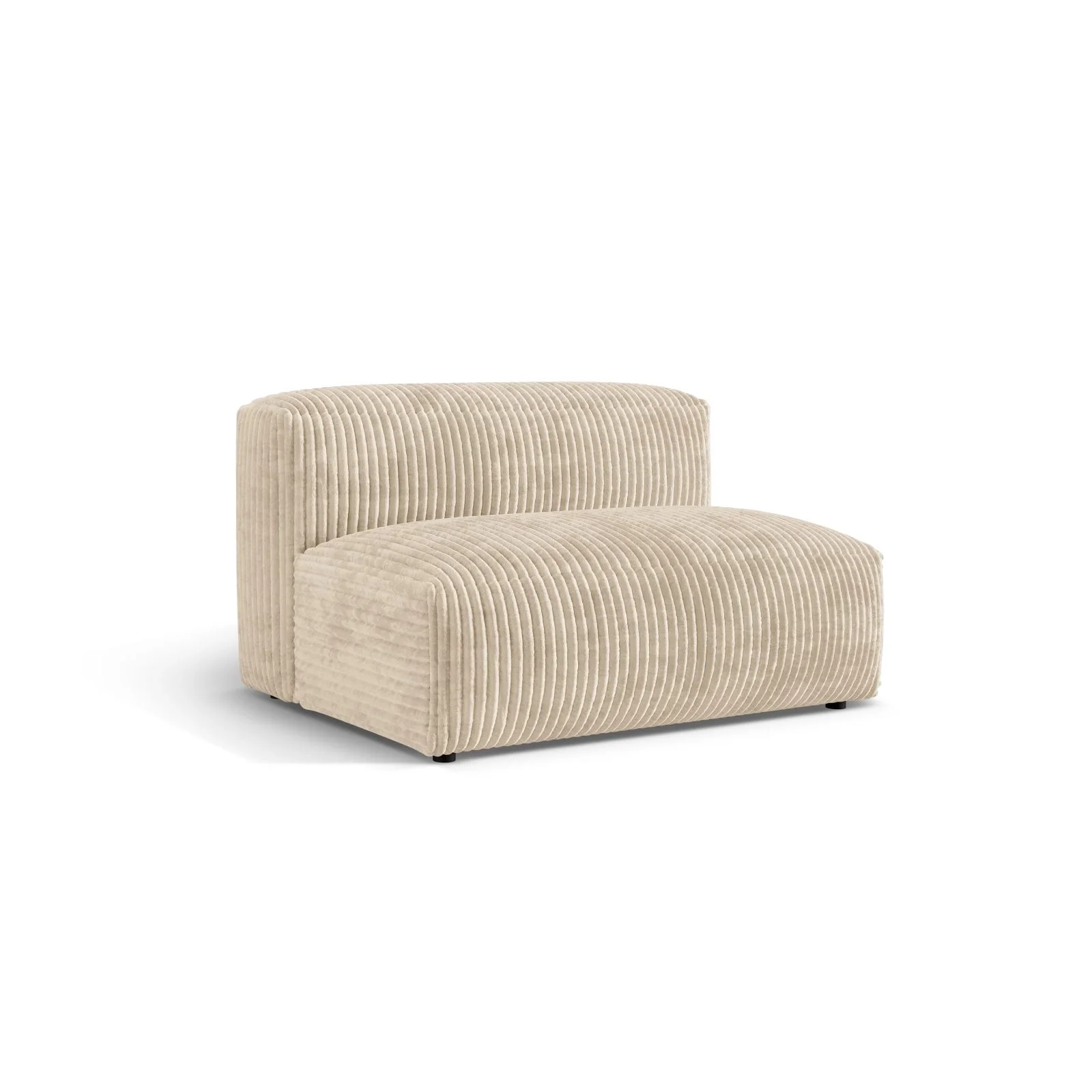 Martina Modulares Sofa Sitzelement, Sitztiefe 76 cm, aus Samt, Cord, Boucle oder Strukturstoff, 132x106 cm - Image 81
