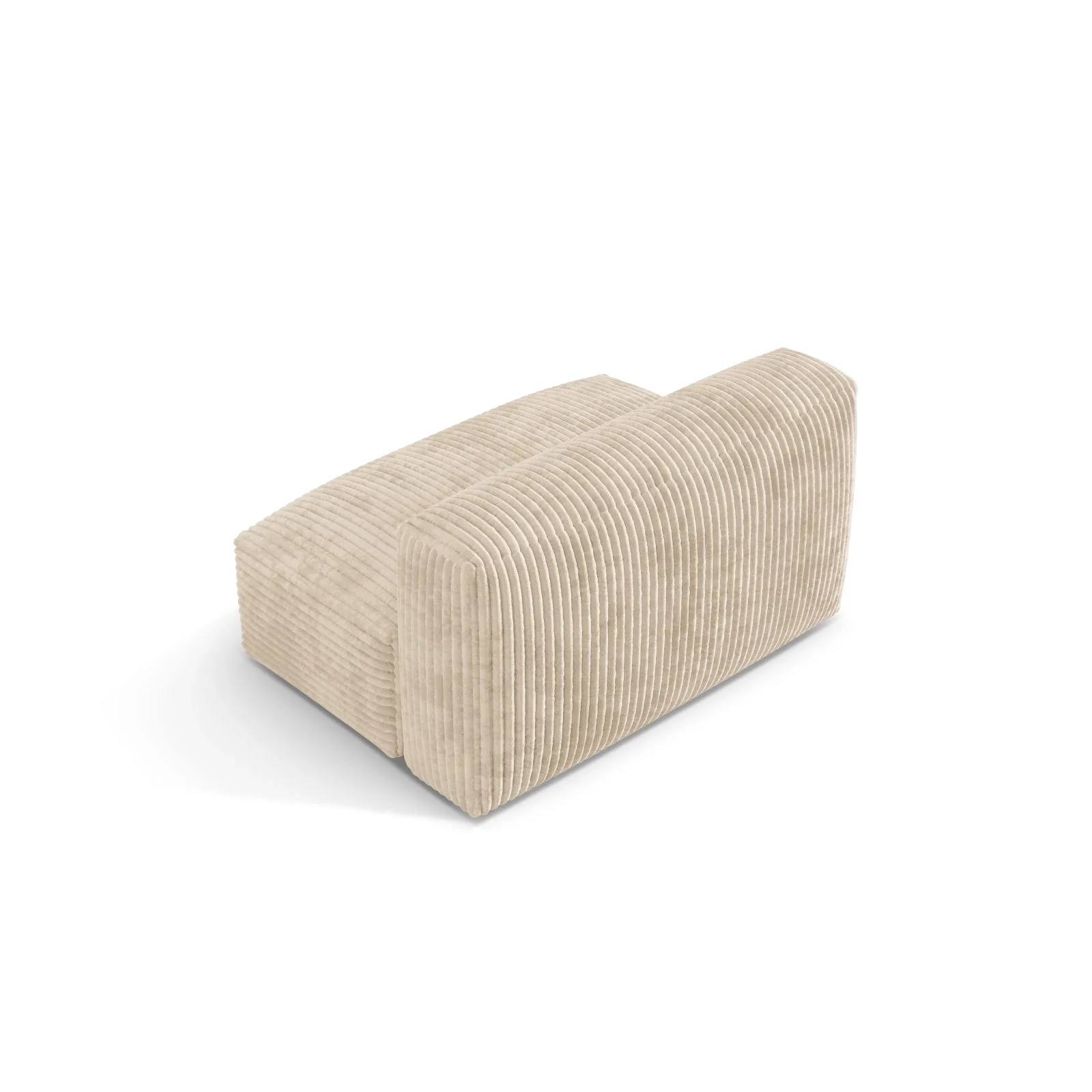 Martina Modulares Sofa Sitzelement, Sitztiefe 76 cm, aus Samt, Cord, Boucle oder Strukturstoff, 132x106 cm - Image 82