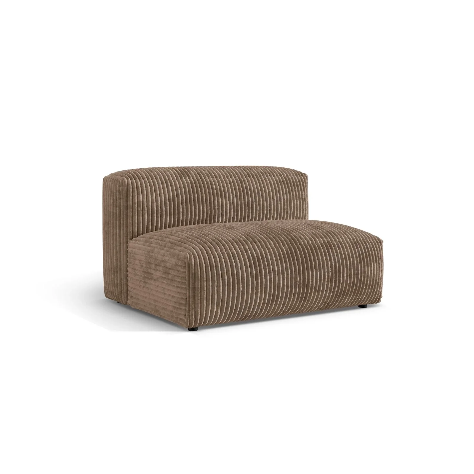 Martina Modulares Sofa Sitzelement, Sitztiefe 76 cm, aus Samt, Cord, Boucle oder Strukturstoff, 132x106 cm - Image 87