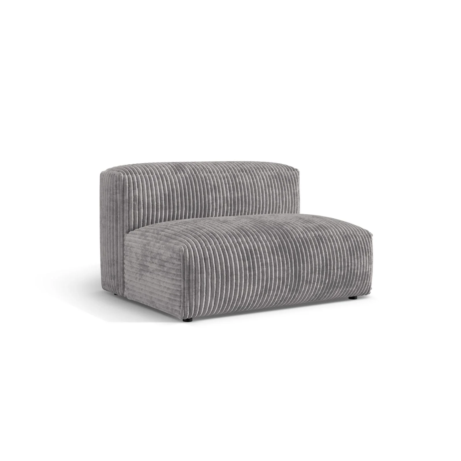 Martina Modulares Sofa Sitzelement, Sitztiefe 76 cm, aus Samt, Cord, Boucle oder Strukturstoff, 132x106 cm - Image 99