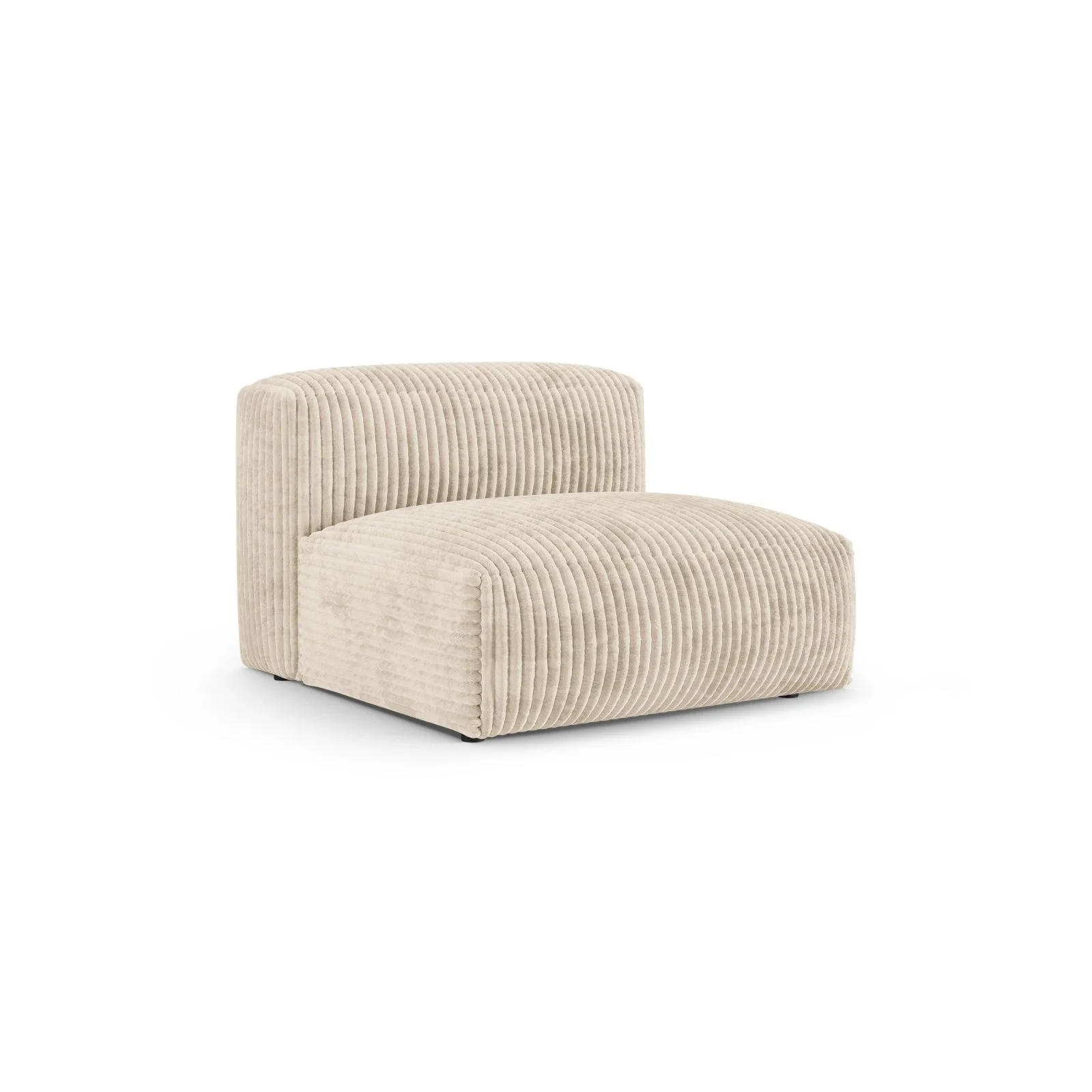 Martina Modulares Sofa Sitzelement, Sitztiefe 90 cm, aus Samt, Cord, Boucle oder Strukturstoff, 120x90 cm - Image 81