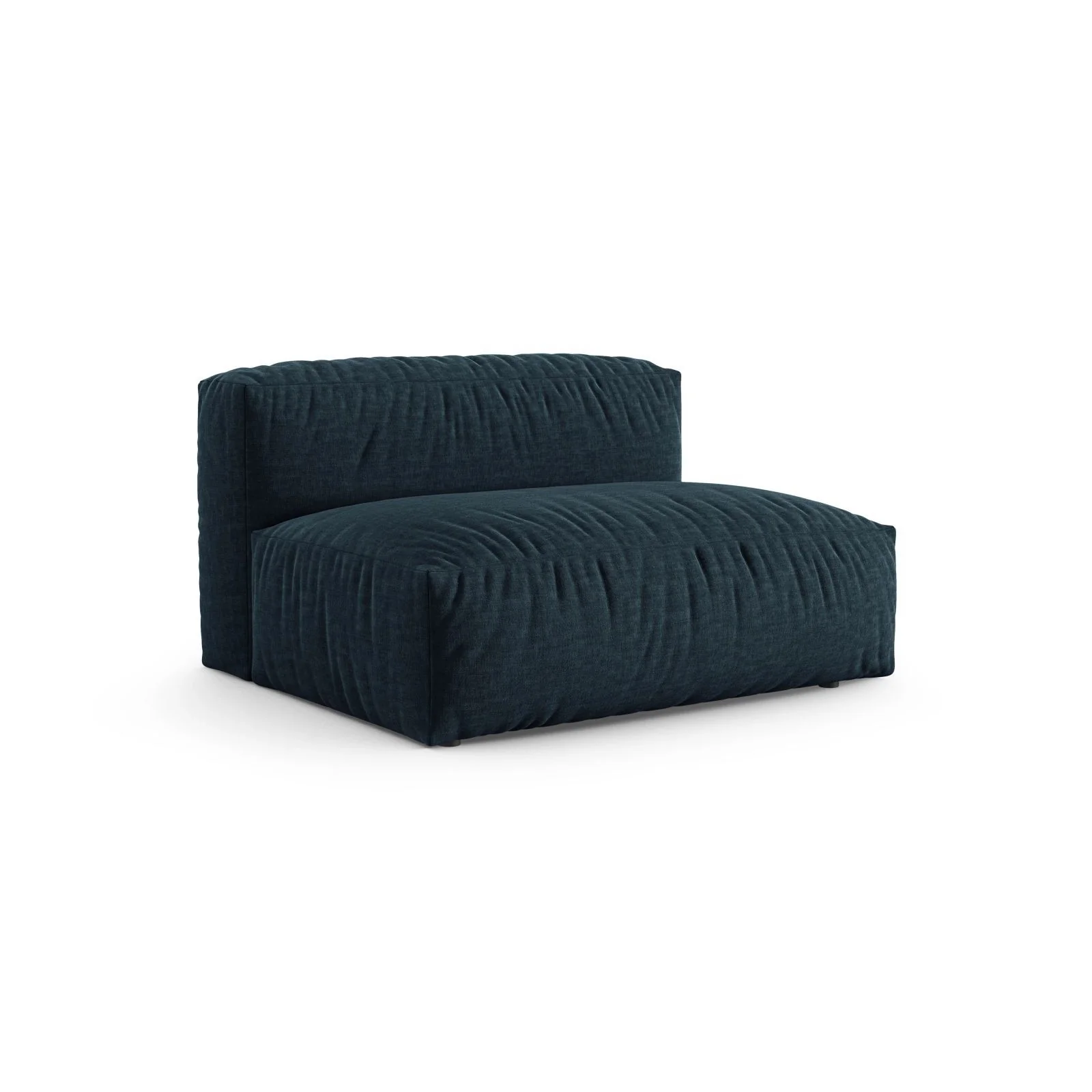 Martina Modulares Sofa Sitzelement, Sitztiefe 90 cm, aus Samt, Cord, Boucle oder Strukturstoff, 132x120 cm - Image 51