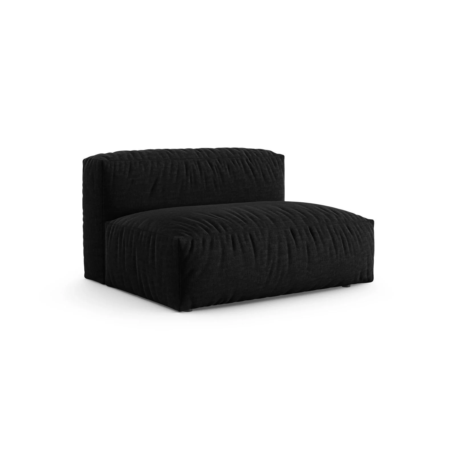 Martina Modulares Sofa Sitzelement, Sitztiefe 90 cm, aus Samt, Cord, Boucle oder Strukturstoff, 132x120 cm - Image 57