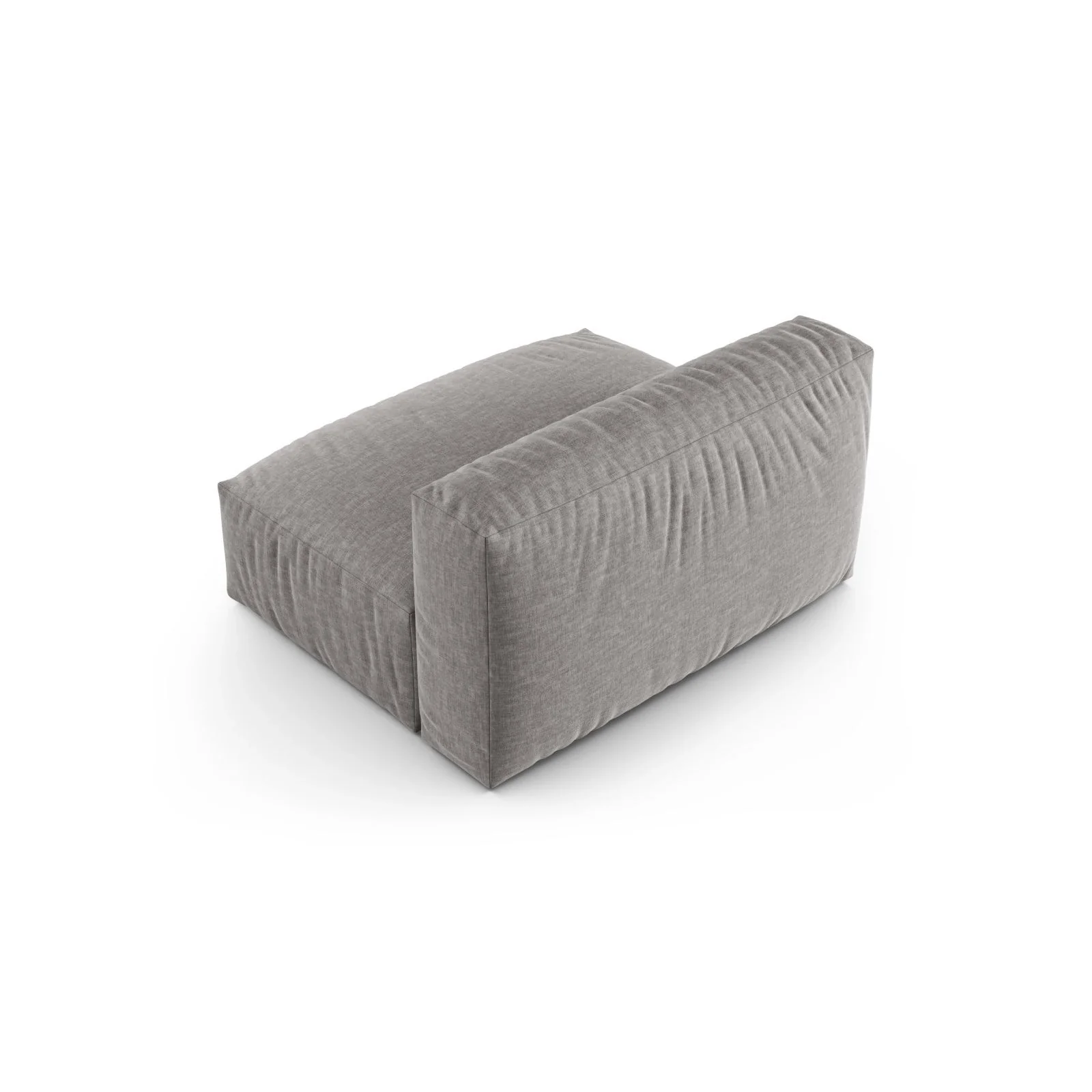 Martina Modulares Sofa Sitzelement, Sitztiefe 90 cm, aus Samt, Cord, Boucle oder Strukturstoff, 132x120 cm - Image 64