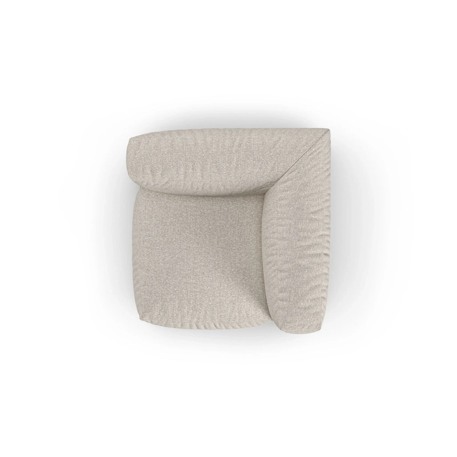 Martina Modulares Sofa Sitzelement, Symmetrisch, Sitztiefe 90 cm, aus Samt, Cord, Boucle oder Strukturstoff, 120x120 cm - Image 137
