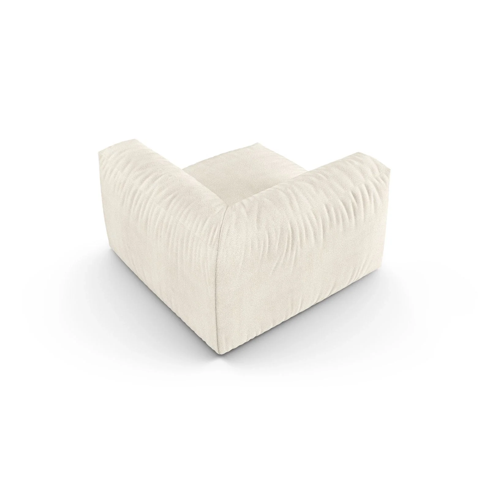 Martina Modulares Sofa Sitzelement, Symmetrisch, Sitztiefe 90 cm, aus Samt, Cord, Boucle oder Strukturstoff, 120x120 cm - Image 142