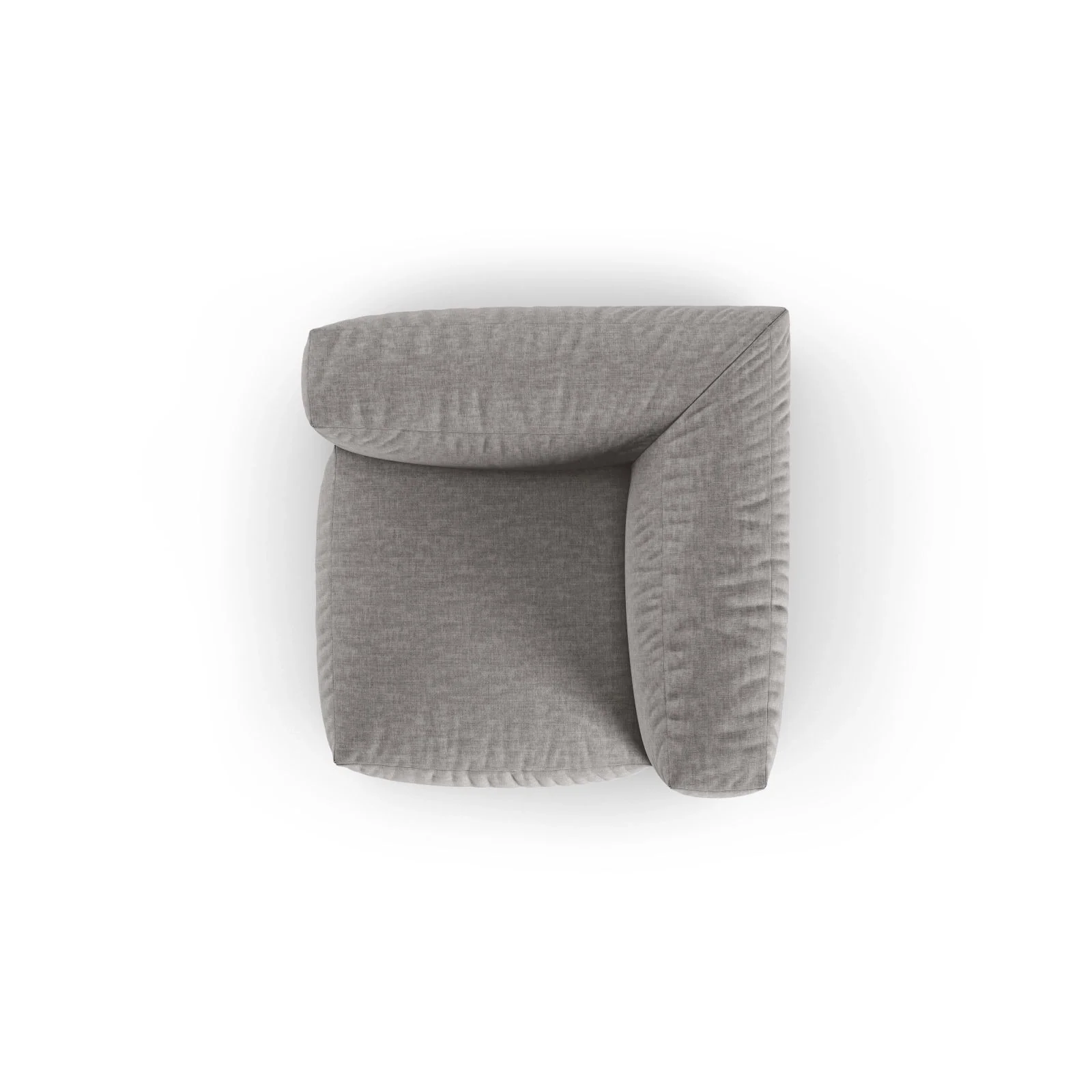 Martina Modulares Sofa Sitzelement, Symmetrisch, Sitztiefe 90 cm, aus Samt, Cord, Boucle oder Strukturstoff, 120x120 cm - Image 65